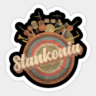 Music Tour Vintage Retro // Stankonia Duo Hip Hop Sticker